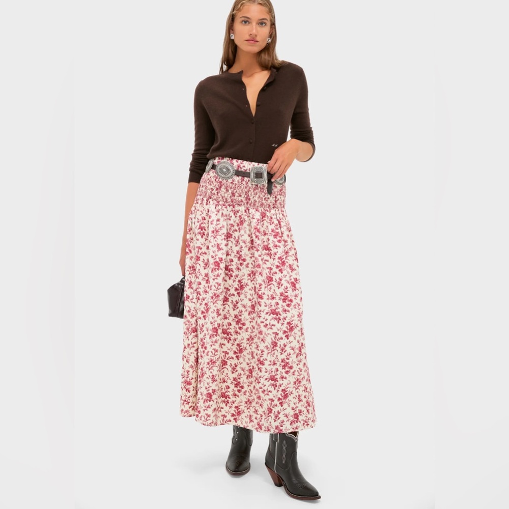 Tuckernuck Pomegranate Bloom Benson skirt
